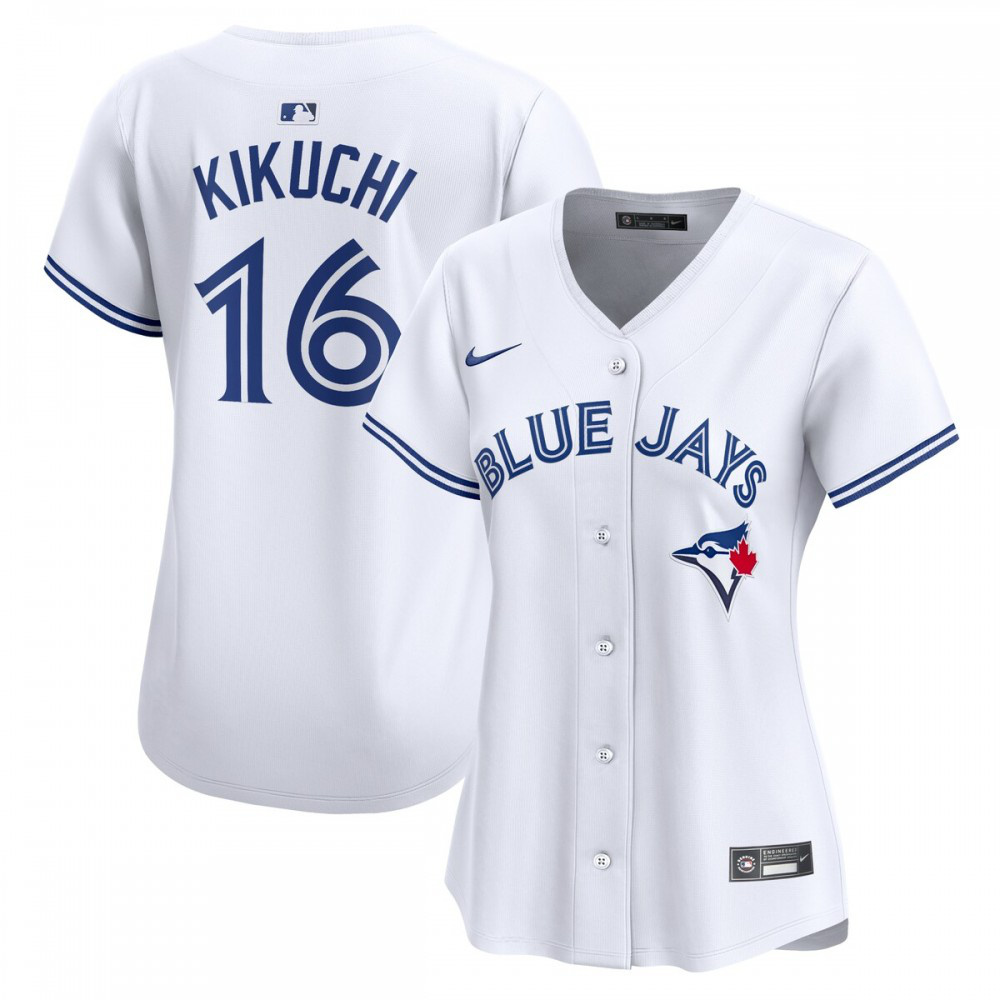 Yusei Kikuchi Toronto Blue Jays Women's Home Limited Player Jersey - White-Pro Kit Vault | Brand New 26/27 Sports Jerseys